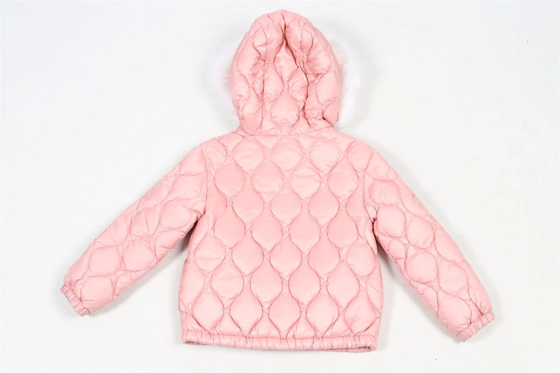 MONCLER PINK KIDS GIRLS PADDED JACKET 2 YEARS - Image 4