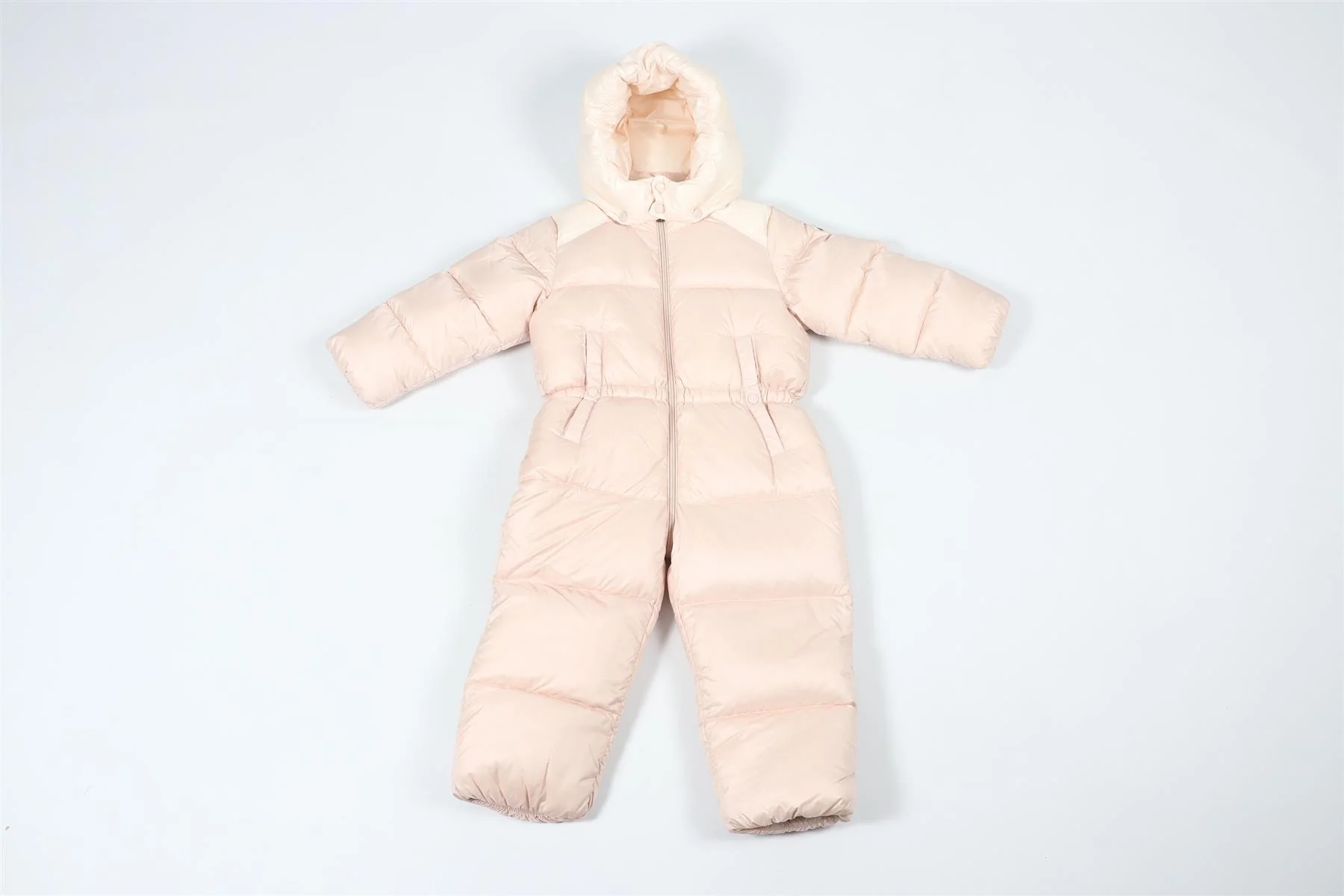 MONCLER PINK KIDS GIRLS PADDED SNOWSUIT 2 YEARS - Image 2