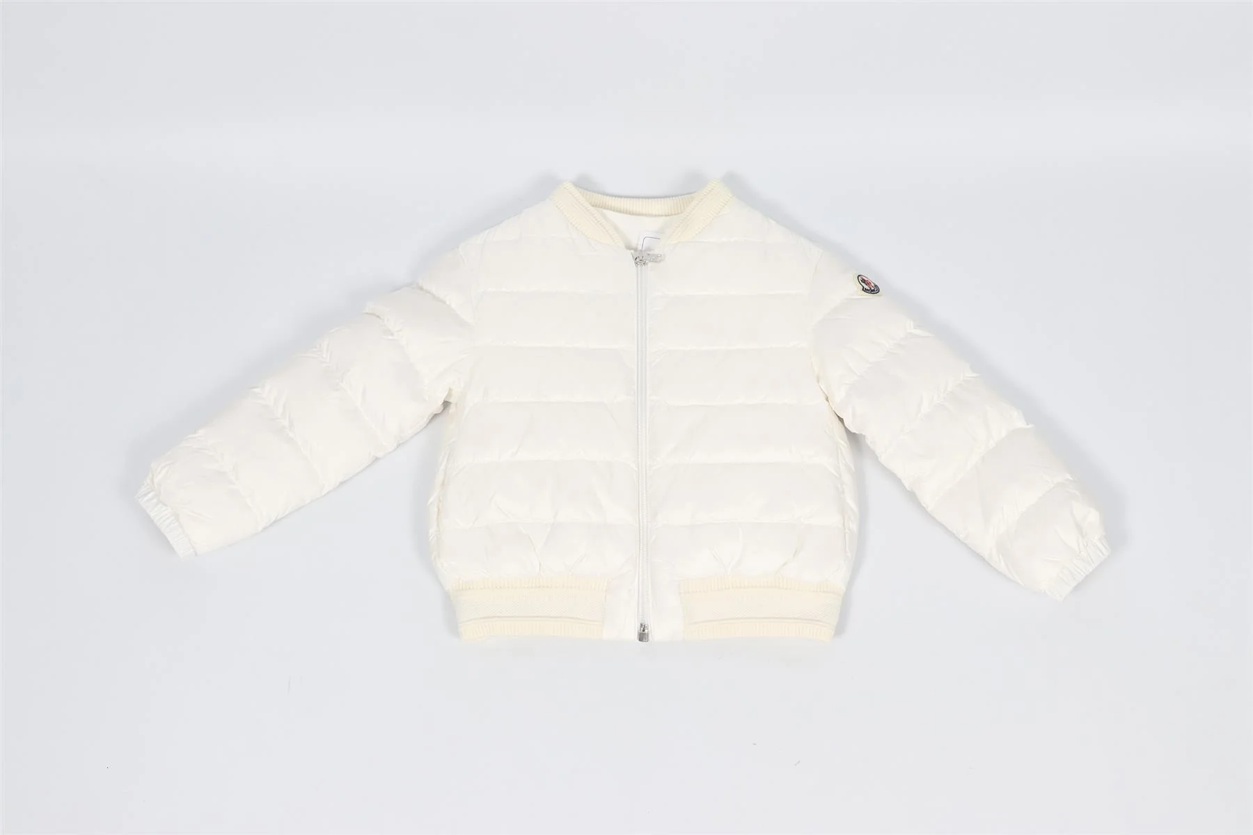 MONCLER WHITE KIDS GRILS PADDED JACKET 3 YEARS - Image 2
