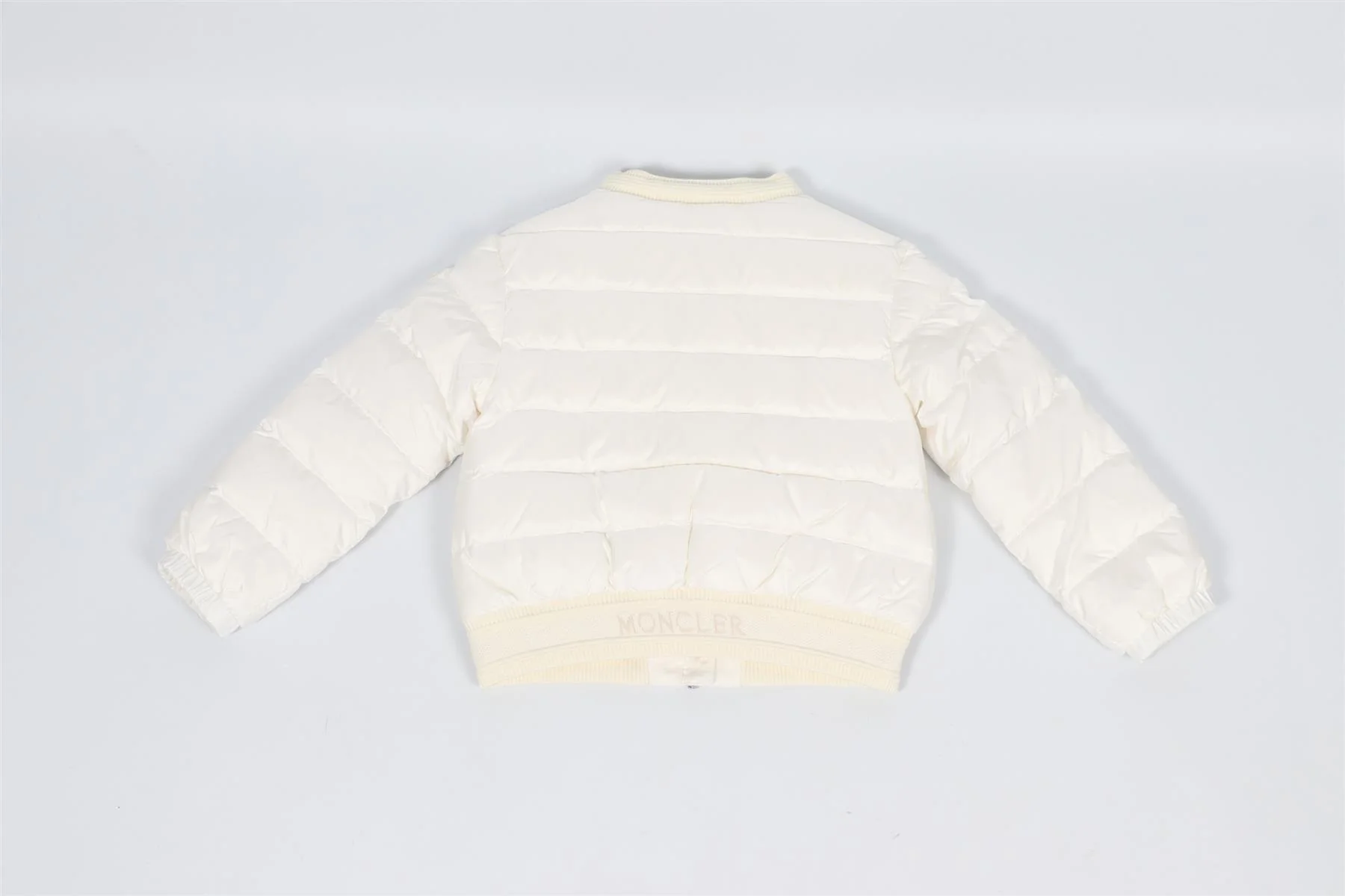 MONCLER WHITE KIDS GRILS PADDED JACKET 3 YEARS - Image 4