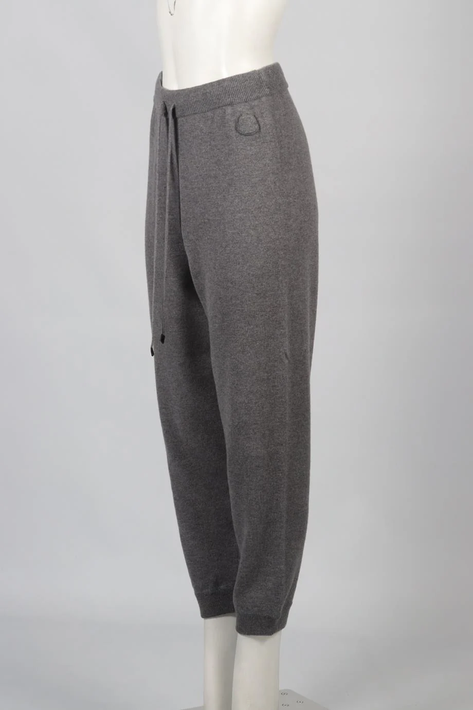 MONCLER WOOL AND CASHMERE BLEND TRACK PANTS XSMALL - Image 3