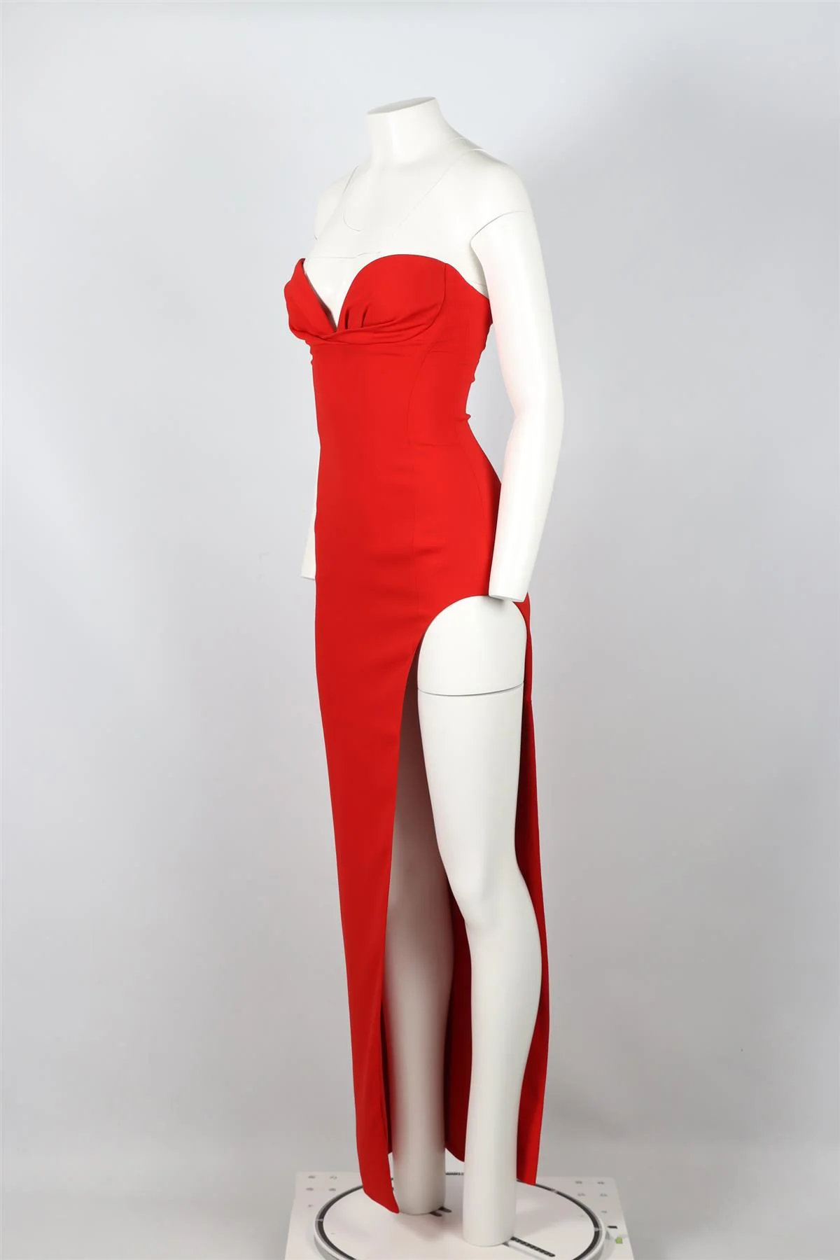 MÔNET STRAPLESS CREPE MAXI DRESS US 0 UK 4 - Image 3