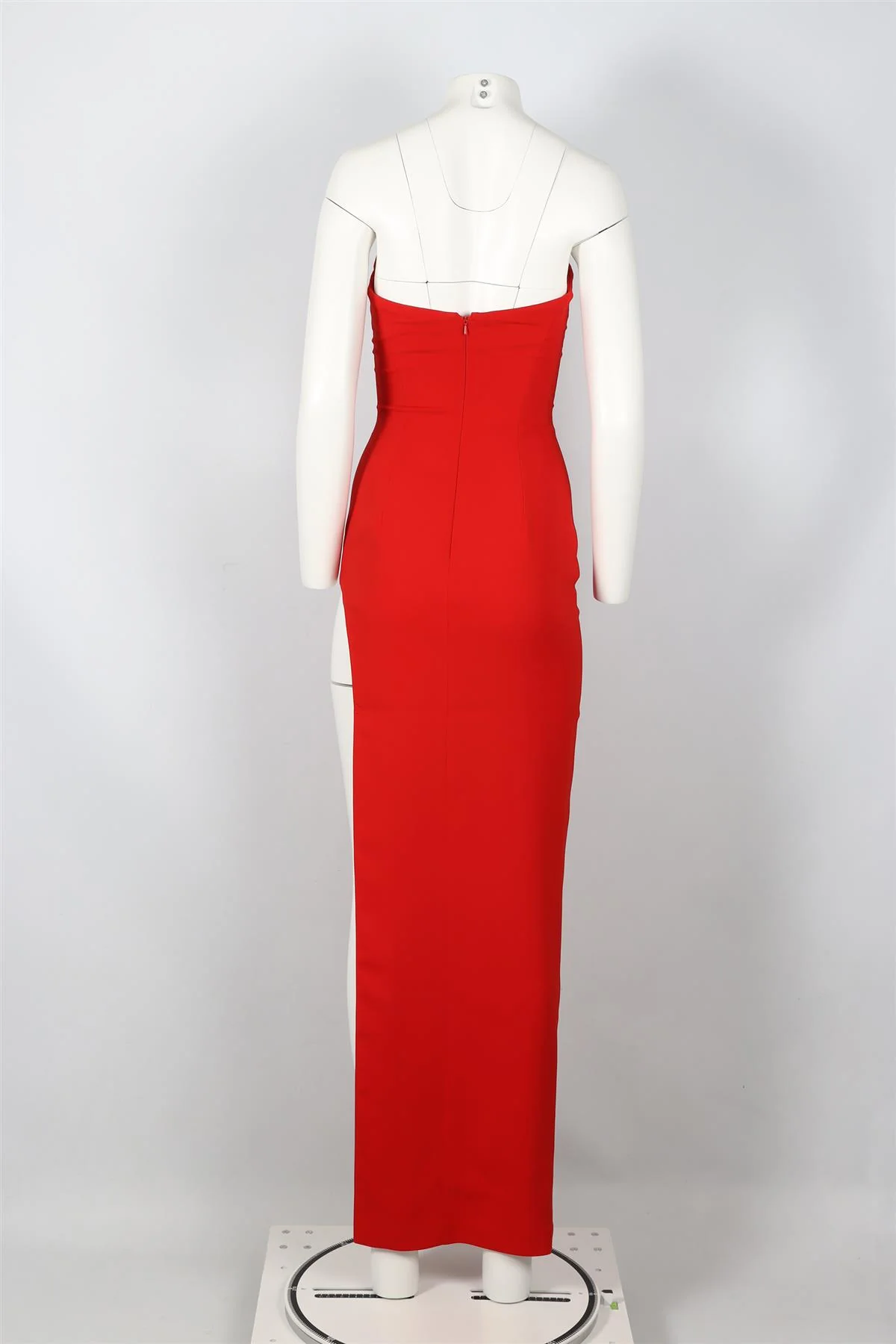 MÔNET STRAPLESS CREPE MAXI DRESS US 0 UK 4 - Image 4