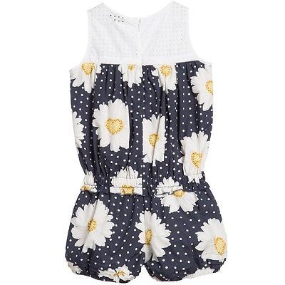 MONNALISA BABY DAISY AND POLKA DOT PLAYSUIT 2 YEARS - Image 2