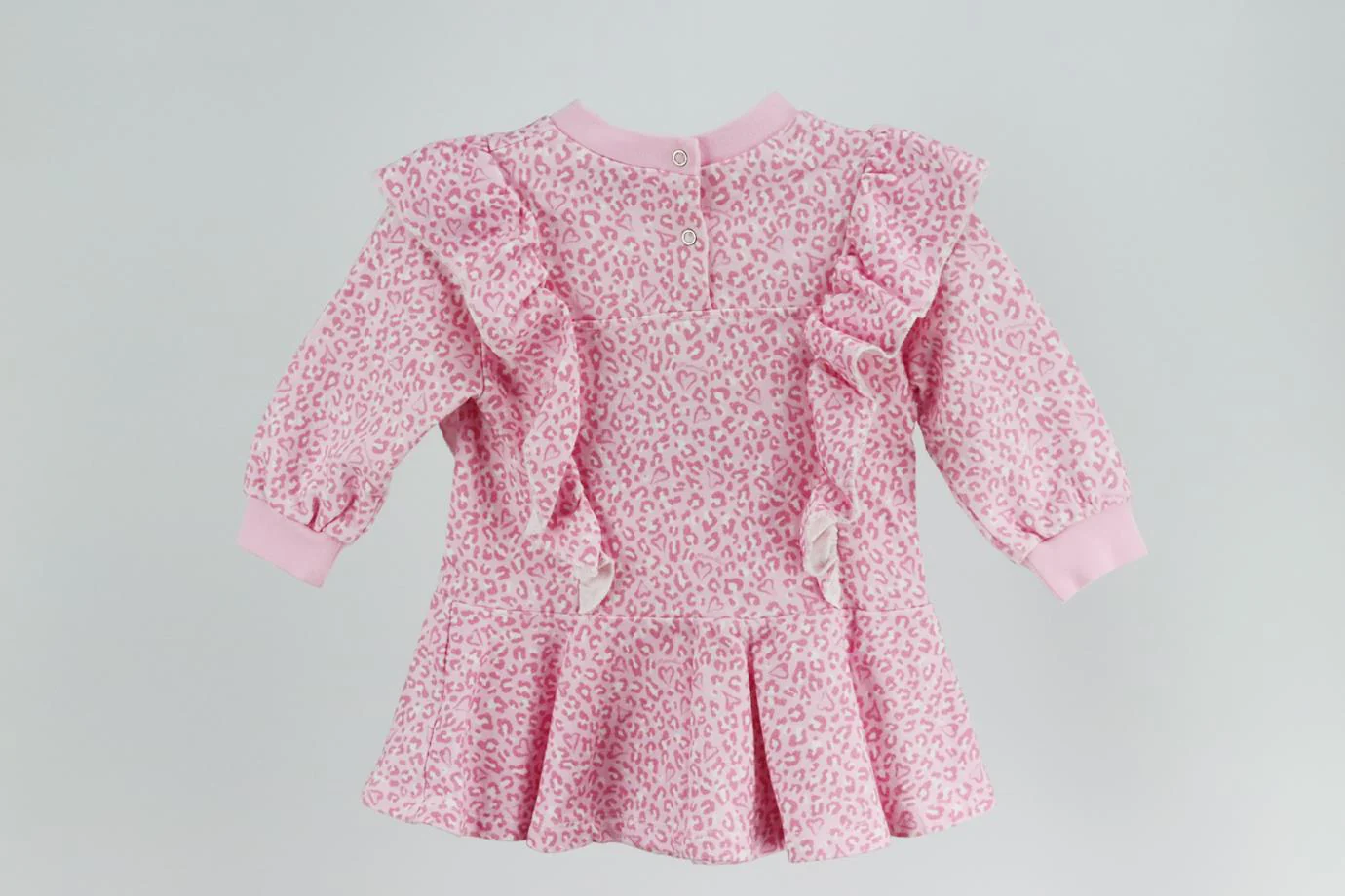 MONNALISA BABY GIRLS COTTON DRESS 9 MONTHS - Image 3