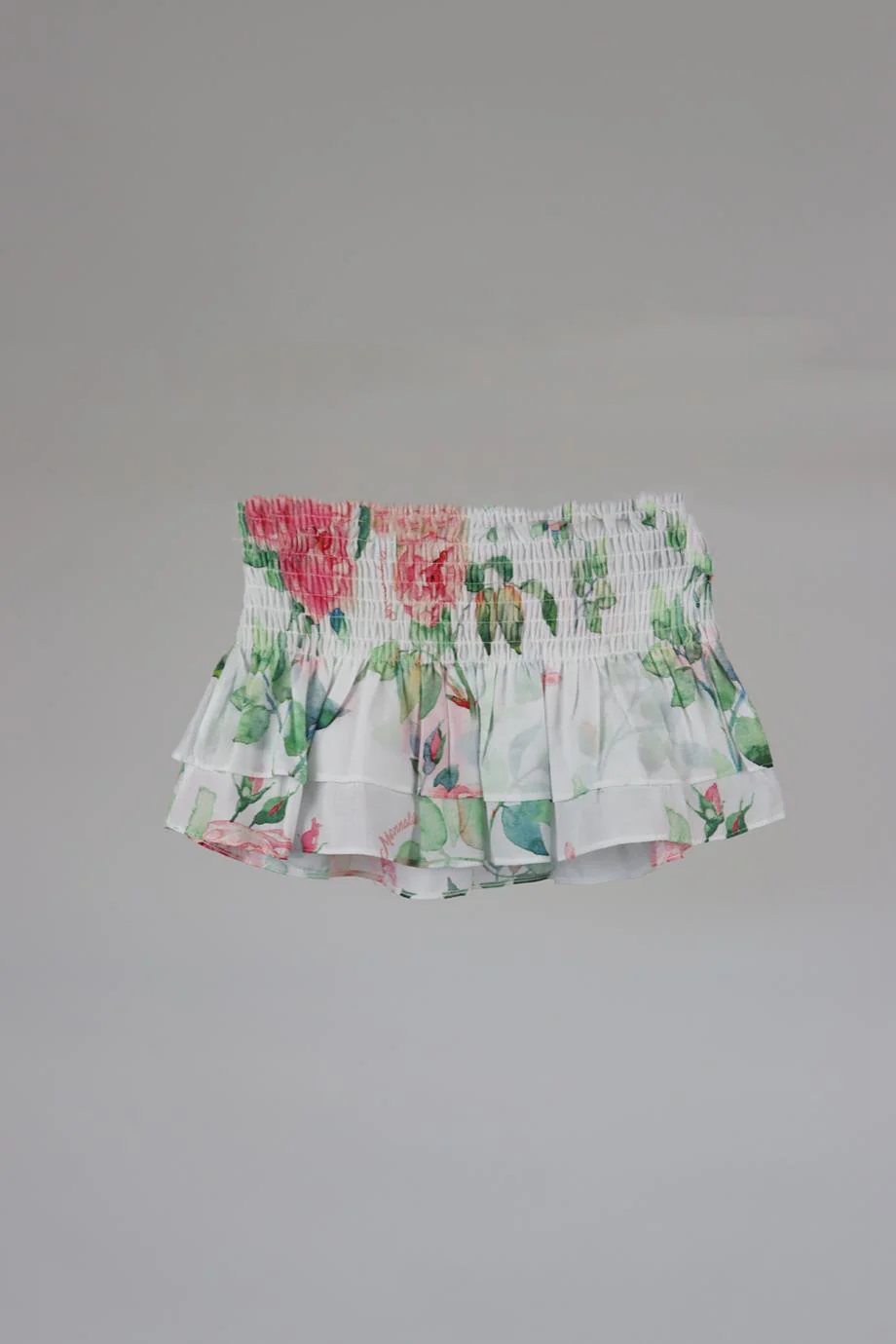 MONNALISA BABY GIRLS FLORAL COTTON TOP AND SKIRT SET 2 YEARS - Image 5