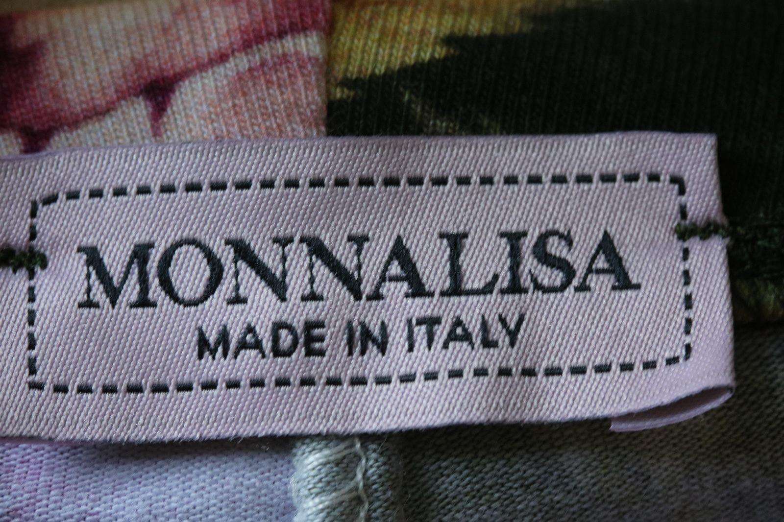 MONNALISA BABY GIRLS GREEN FLORAL PRINT LEGGINGS 2 YEARS - Image 3