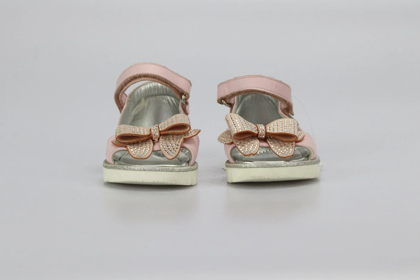 MONNALISA BABY GIRLS LEATHER SANDALS EU 23 UK 6 US 7 - Image 3