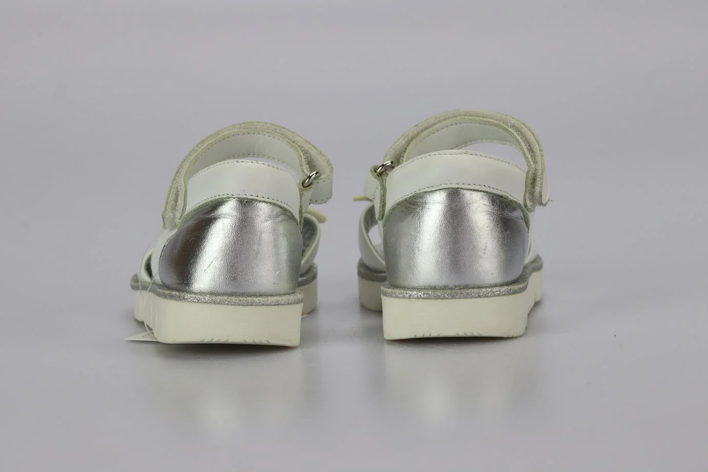 MONNALISA BABY GIRLS LEATHER SANDALS EU 23 UK 6 US 7 - Image 4
