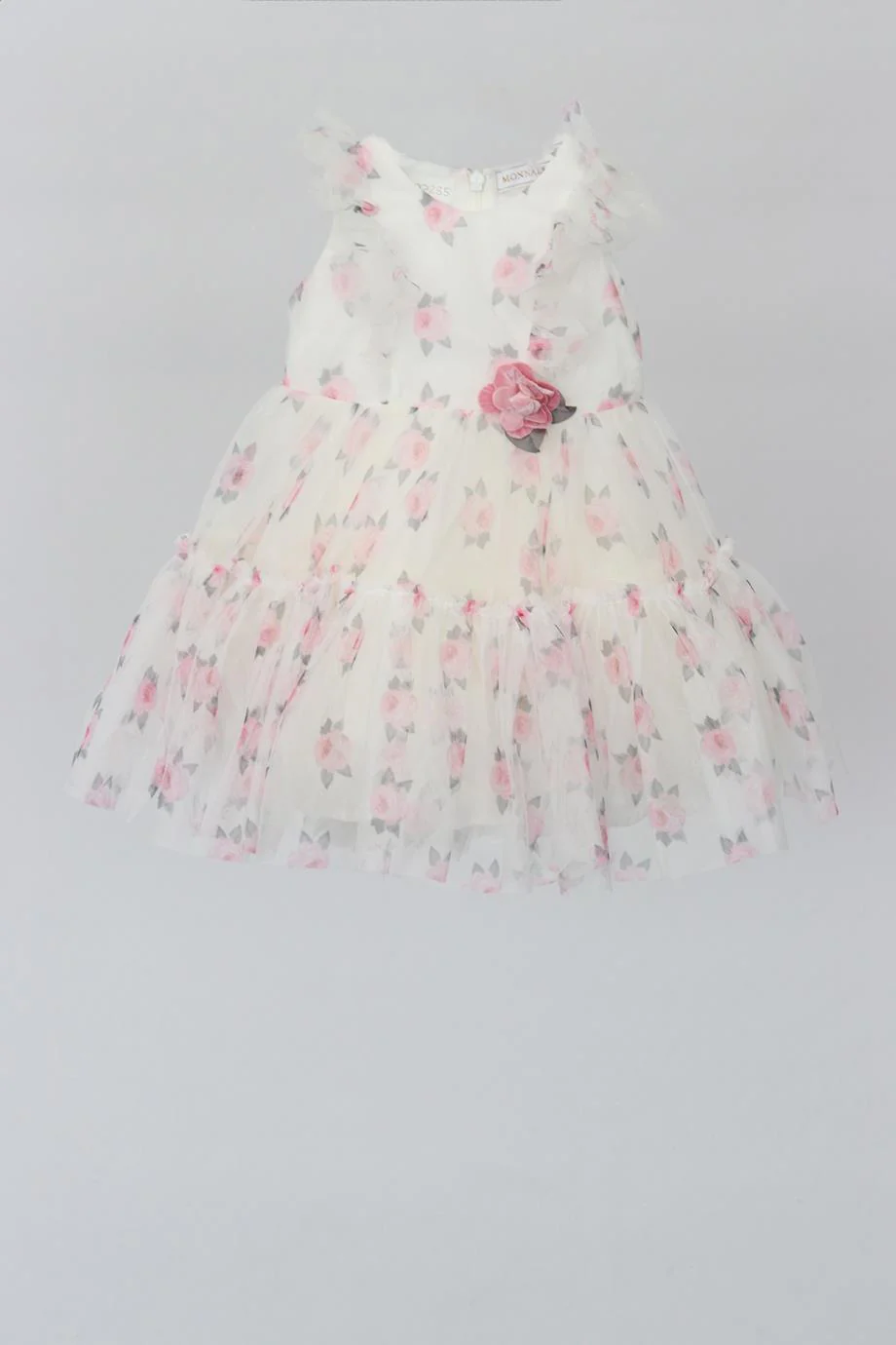 MONNALISA BABY GIRLS TULLE DRESS 18 MONTHS - Image 2