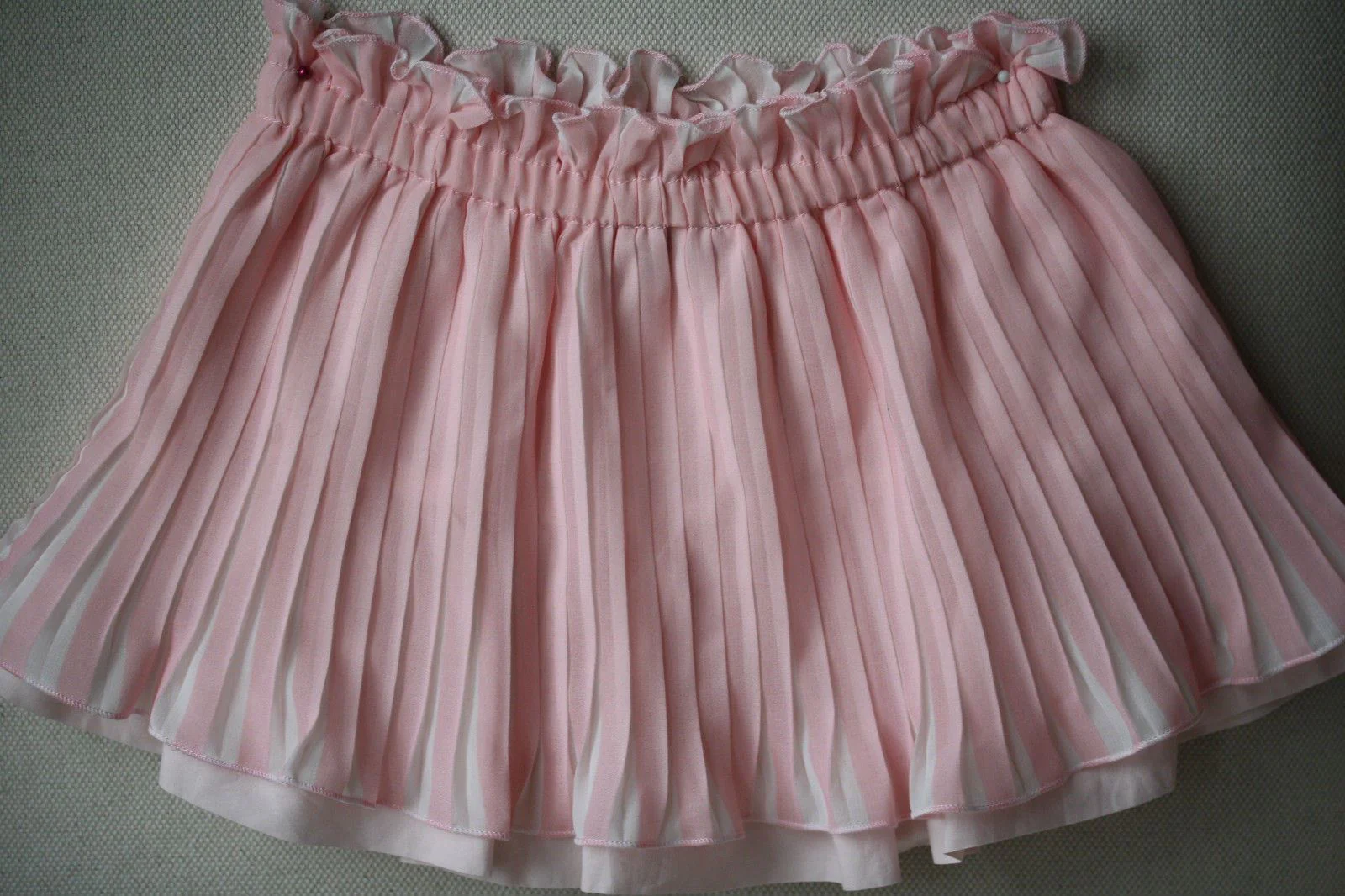MONNALISA BABY PINK PLEATED SKIRT 2 YEARS - Image 5