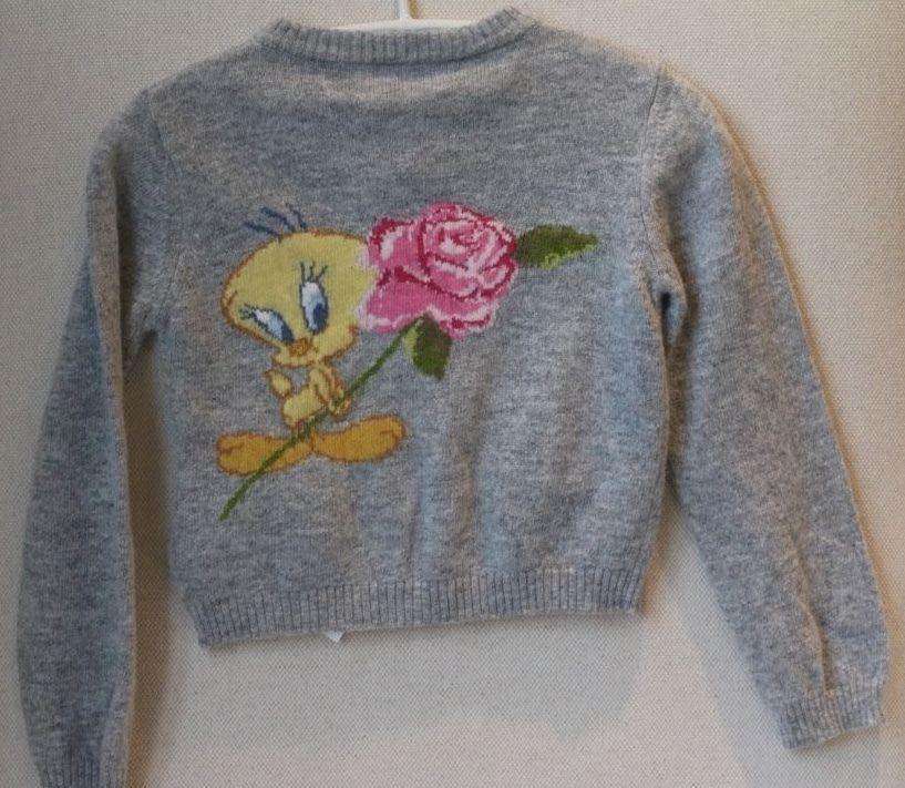 MONNALISA BABY TWEETY PIE FLORAL CARDIGAN 24 MONTHS - Image 7