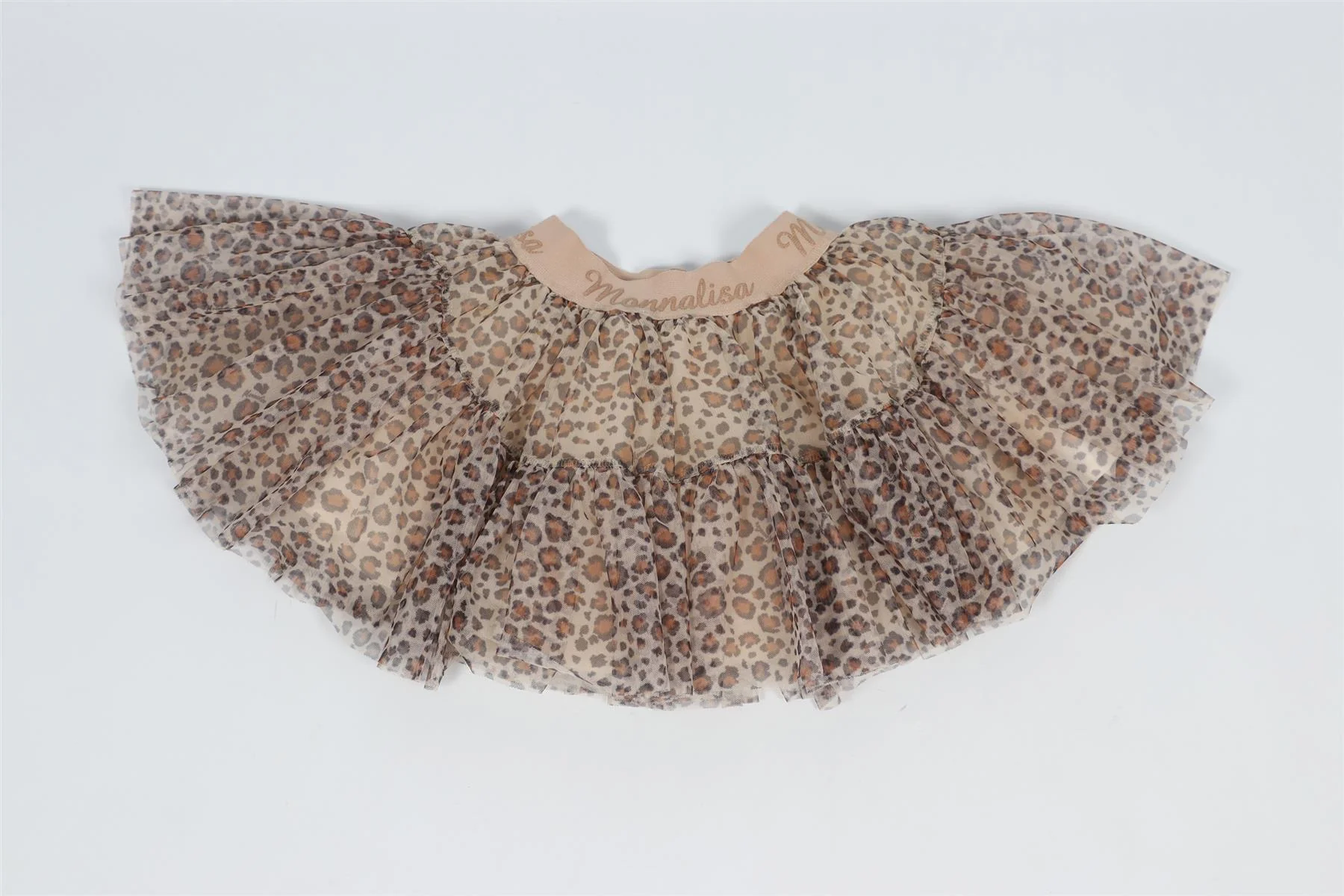 MONNALISA BROWN KIDS GIRLS TULLE SKIRT 3 YEARS - Image 2