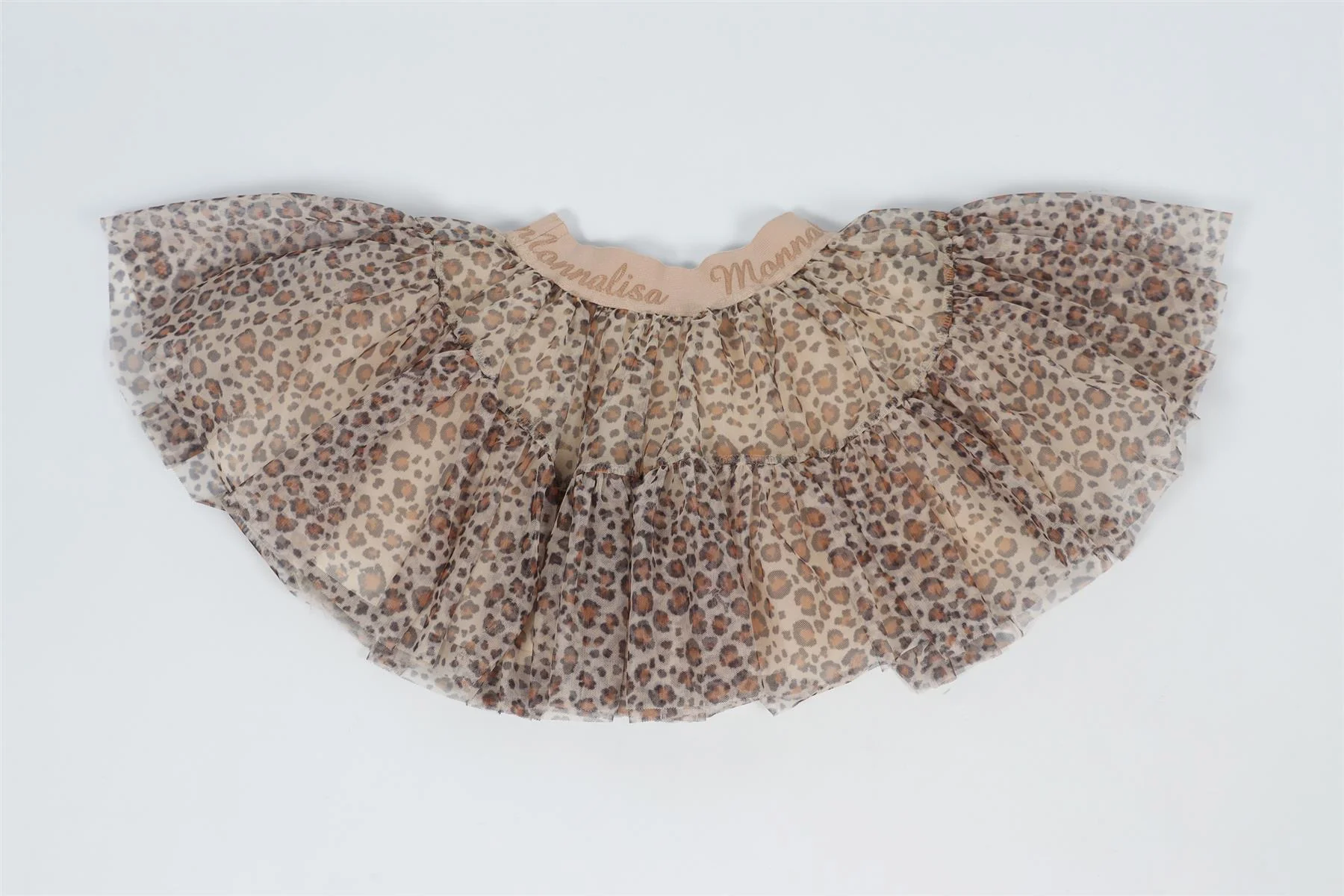 MONNALISA BROWN KIDS GIRLS TULLE SKIRT 3 YEARS - Image 4