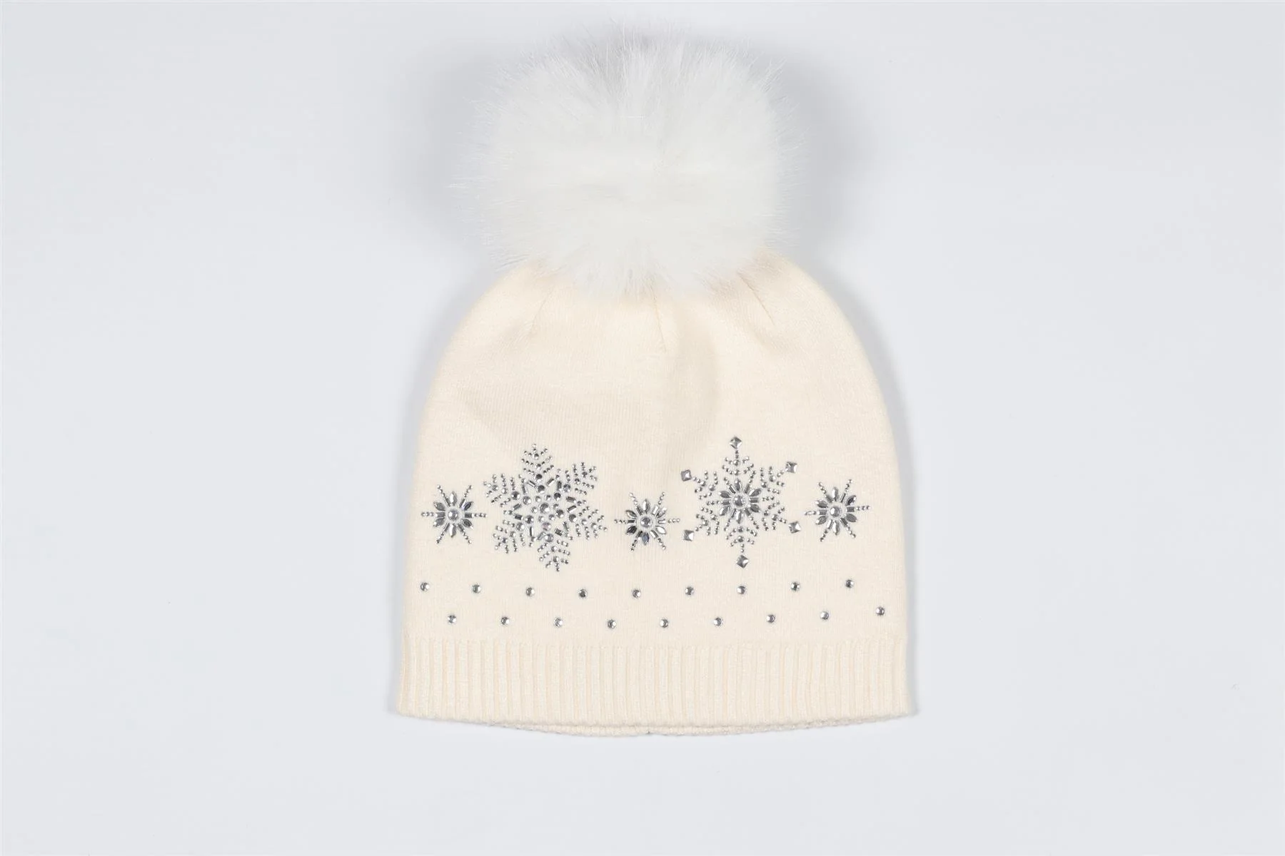 MONNALISA CREAM KIDS GIRLS BEANIE - Image 2