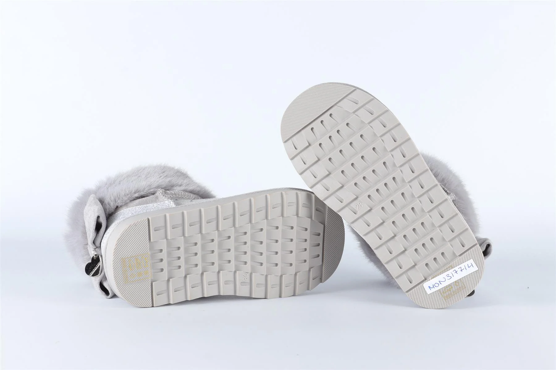 MONNALISA GREY GIRLS BOOTS EU 28 UK 10 - Image 6