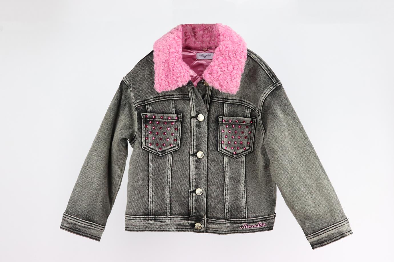 MONNALISA KIDS GIRLS DENIM JACKET 8 YEARS - Image 2