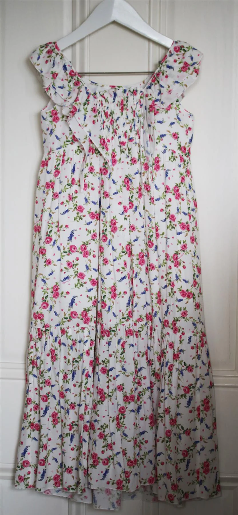 MONNALISA KIDS GIRLS FLORAL MAXI DRESS 6 YEARS - Image 3