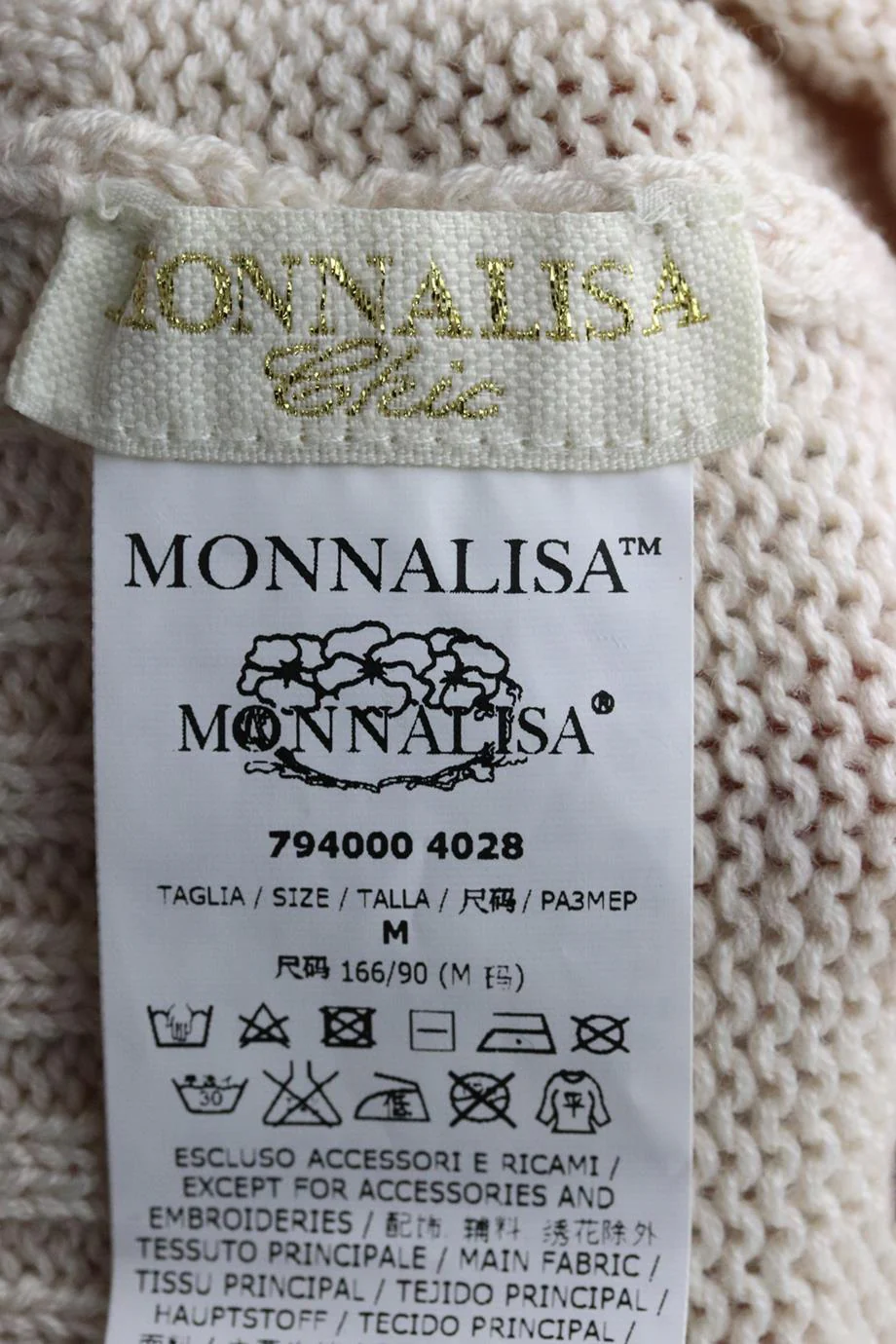 MONNALISA KIDS GIRLS FUR TRIMMED KNIT BEANIE MEDIUM - Image 4