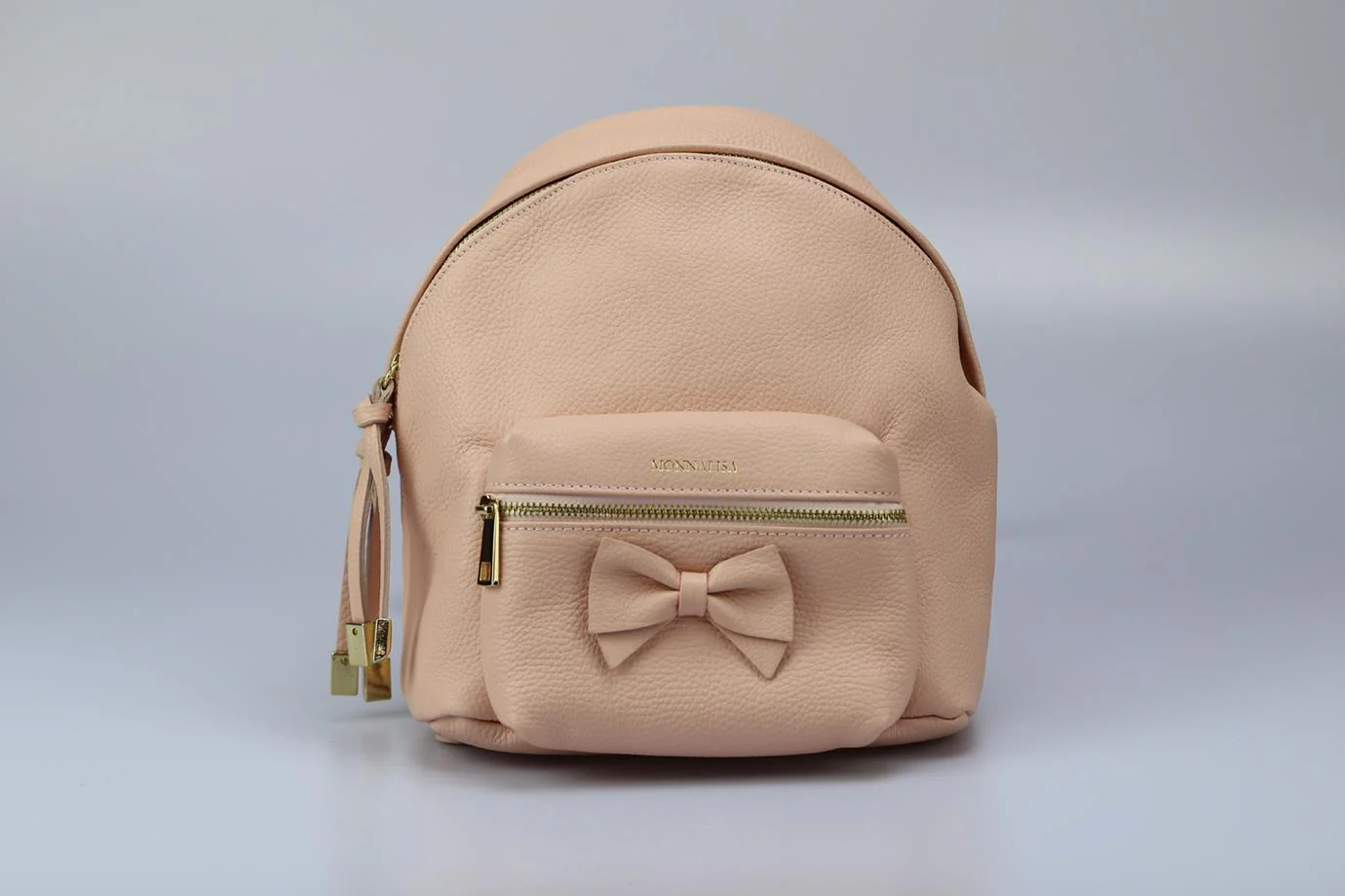 MONNALISA KIDS GIRLS LEATHER BACKPACK - Image 2