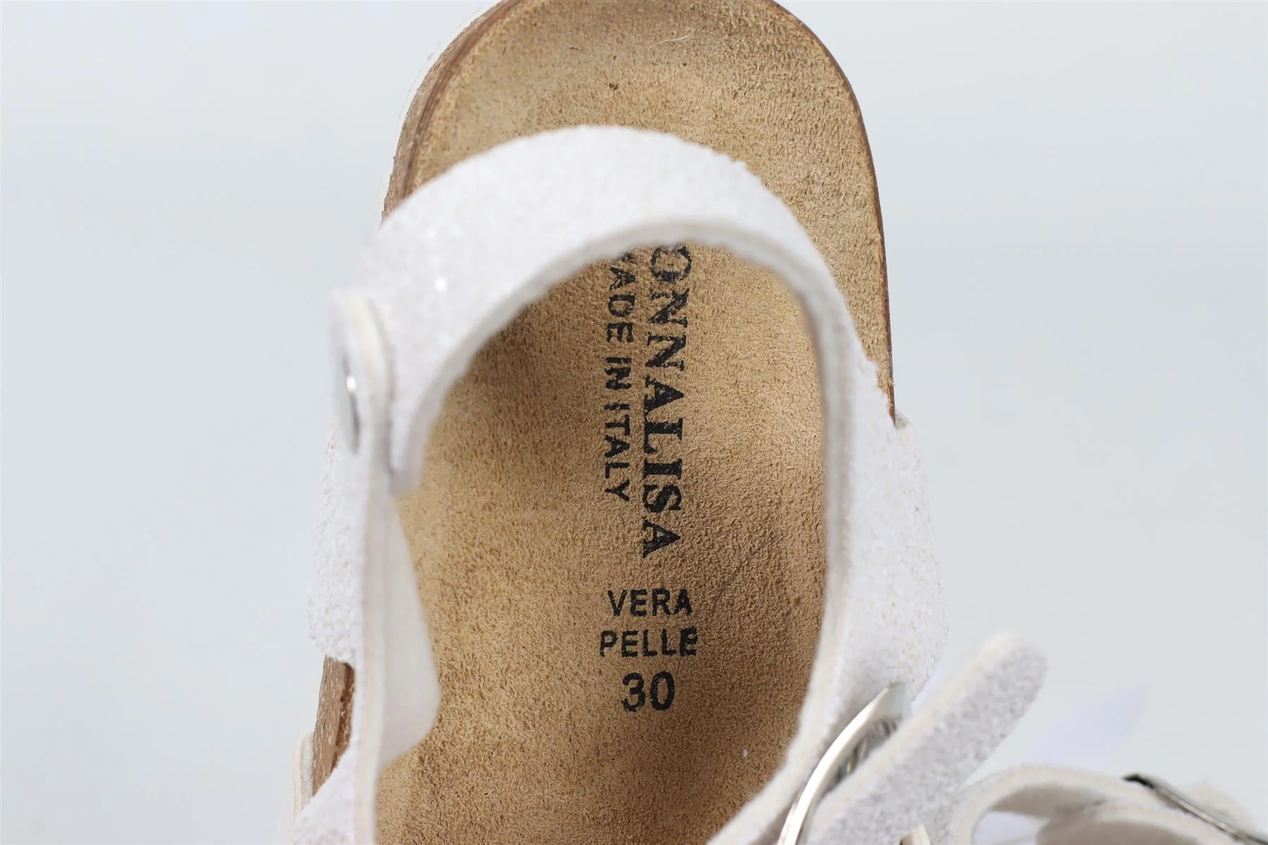 MONNALISA KIDS GIRLS LEATHER SANDALS EU 30 UK 12 - Image 6