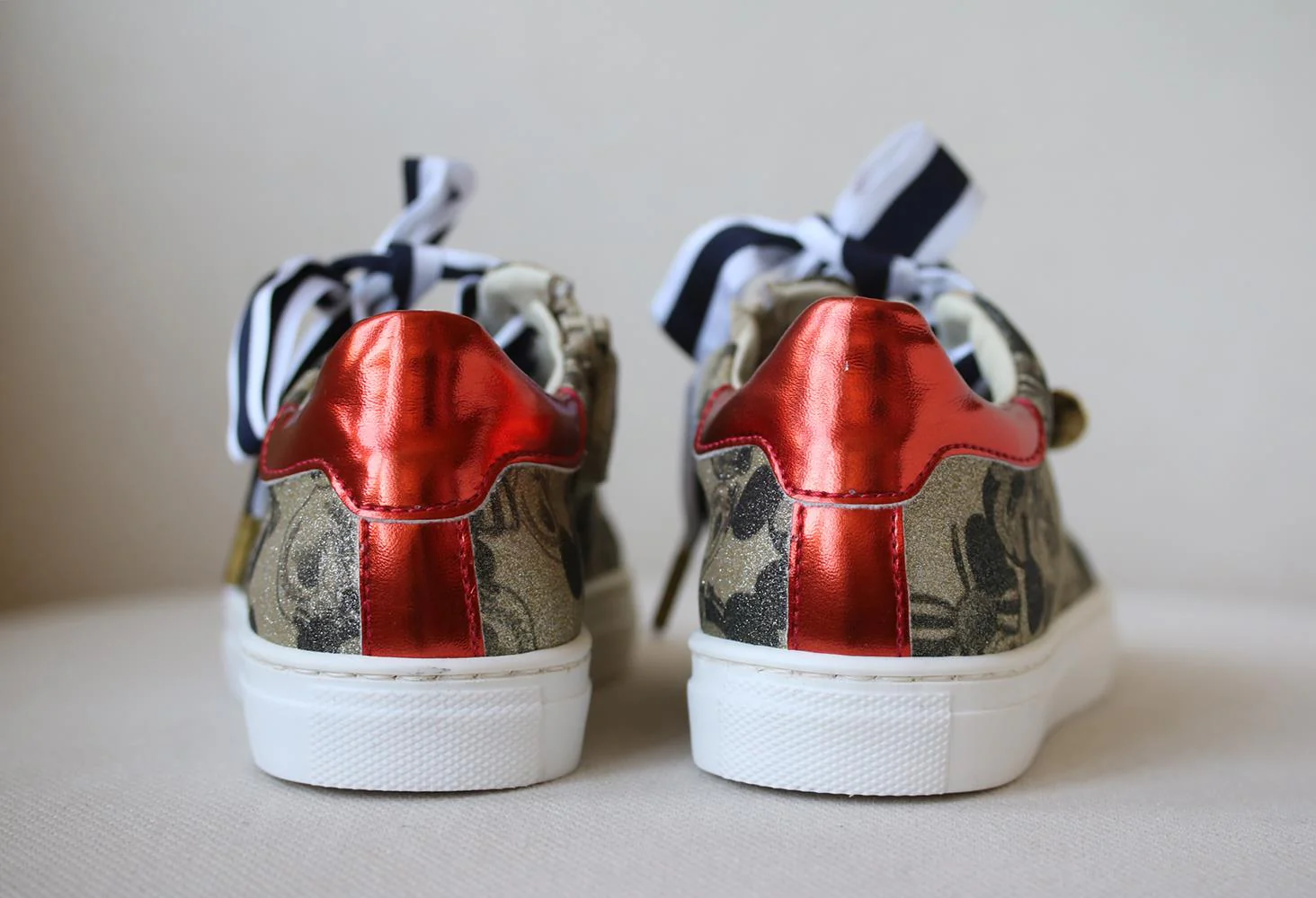 MONNALISA KIDS GIRLS MICKEY MOUSE GLITTER SNEAKERS EU 28 UK 10 - Image 6