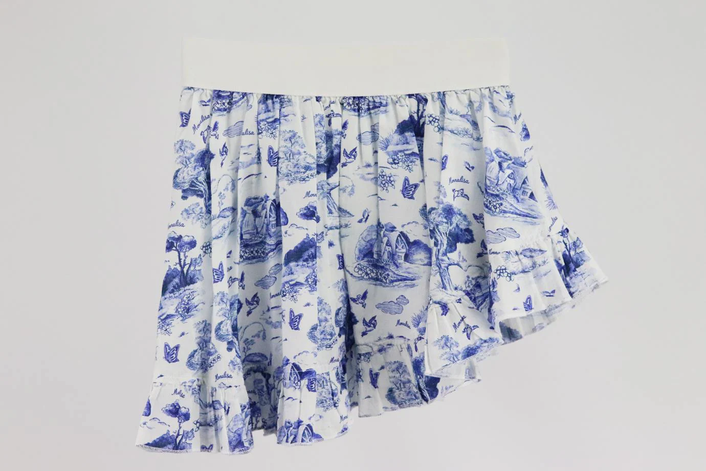 MONNALISA KIDS GIRLS PRINTED COTTON SKIRT 8 YEARS - Image 2