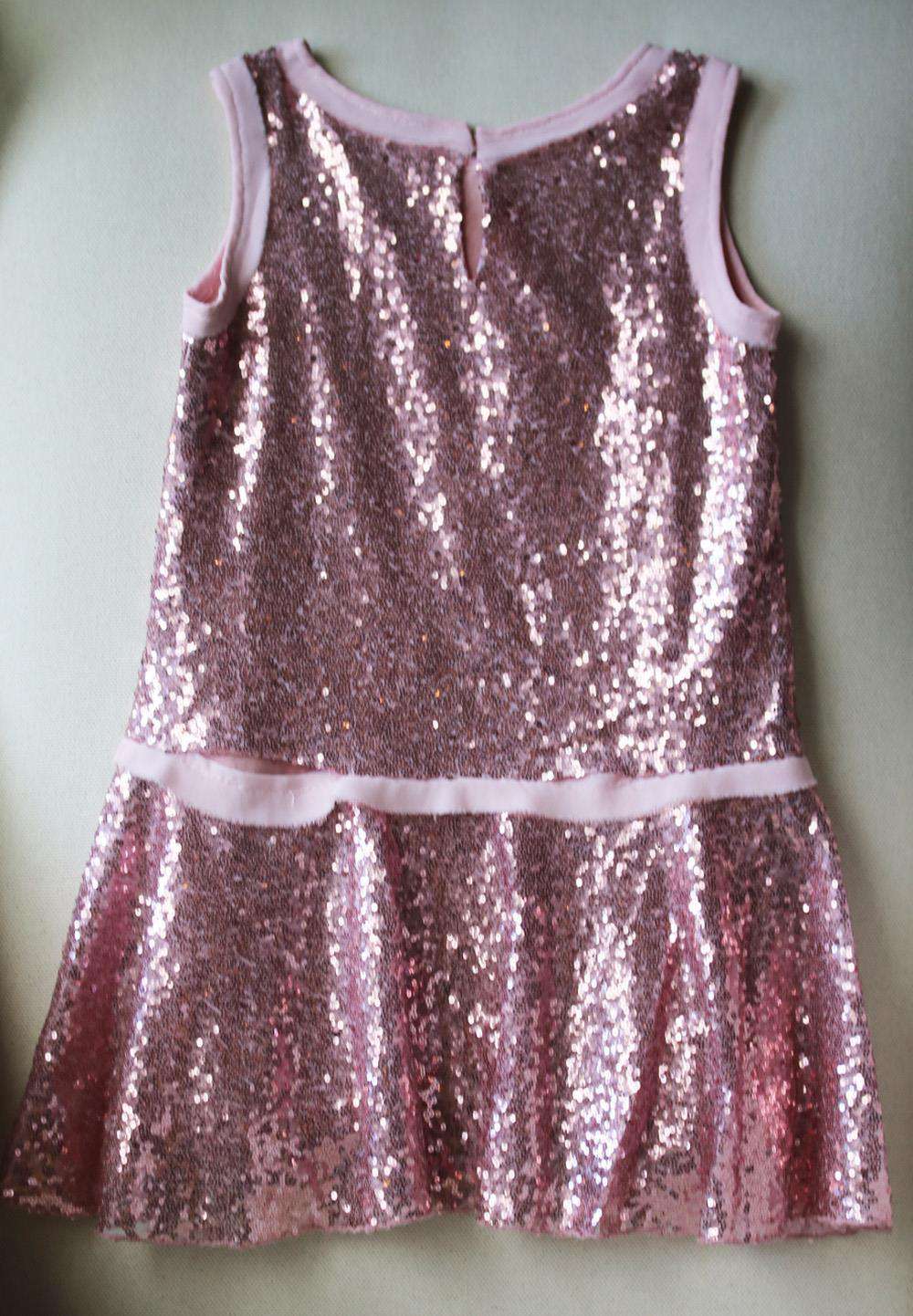 MONNALISA KIDS GIRLS SEQUIN DRESS 6 YEARS - Image 2