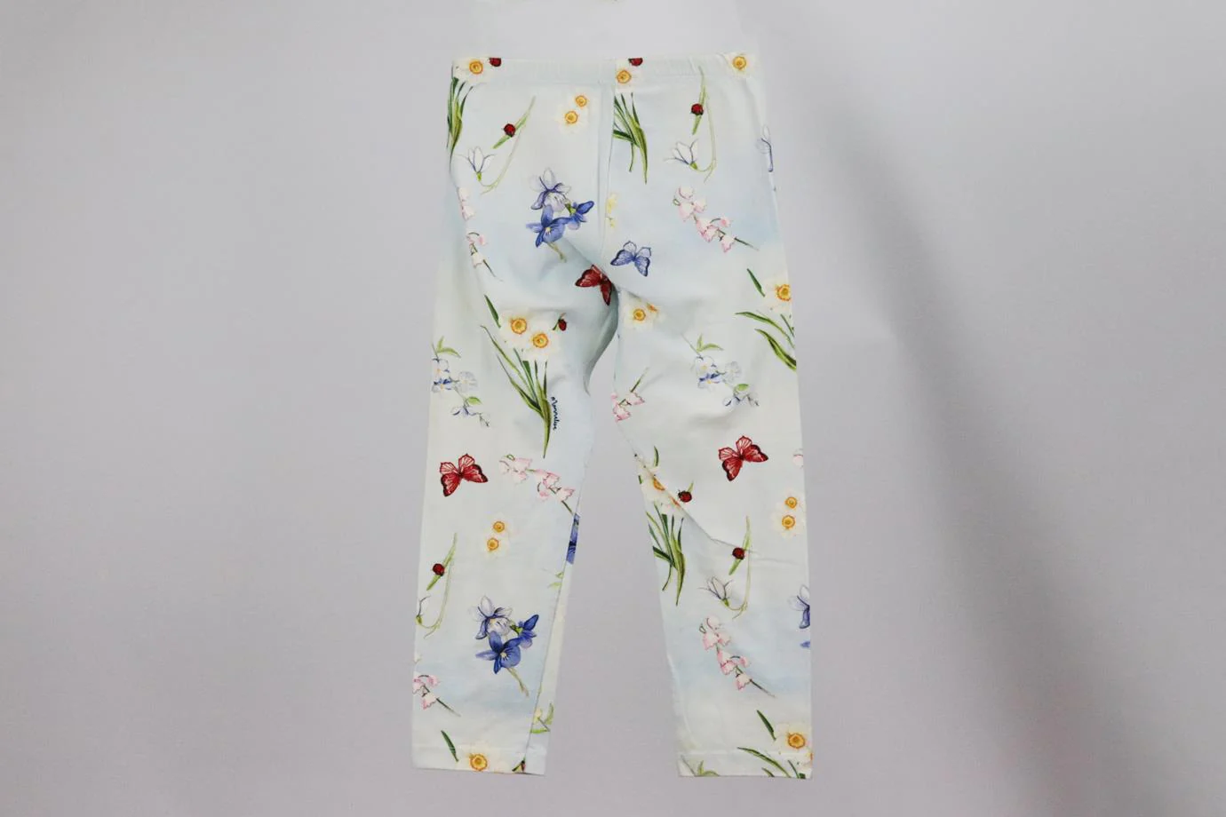 MONNALISA KIDS GIRLS SET OF TWO PRINTED COTTON LEGGINGS 8 YEARS - Image 4
