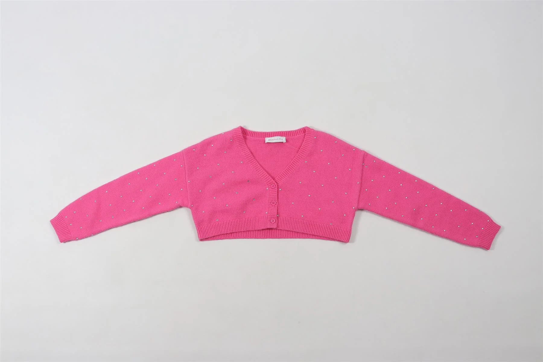 MONNALISA PINK CARDIGAN 8 YEARS - Image 2