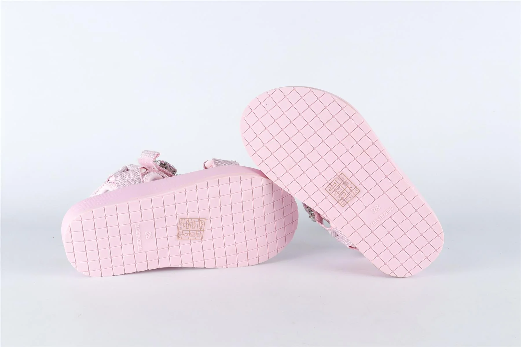 MONNALISA PINK KIDS GIRLS RUBBER SANDALS EU 28 UK 10 US 11 - Image 6