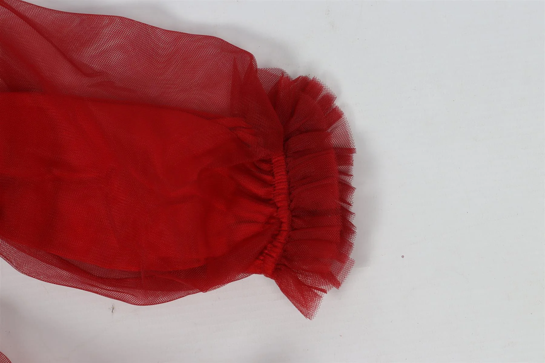 MONNALISA RED KIDS GRILS TULLE DRESS 3 YEARS - Image 4