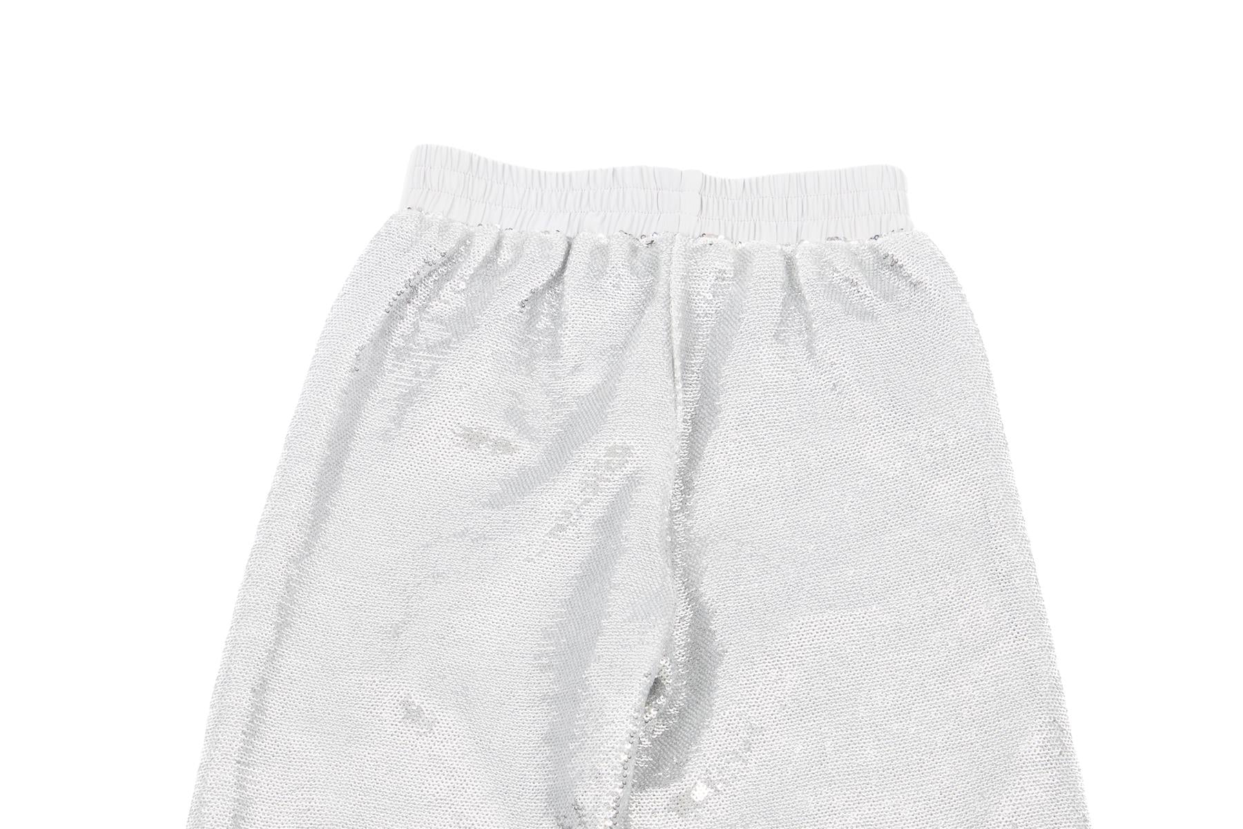 MONNALISA SILVER KIDS GIRLS PANTS 7 YEARS - Image 5