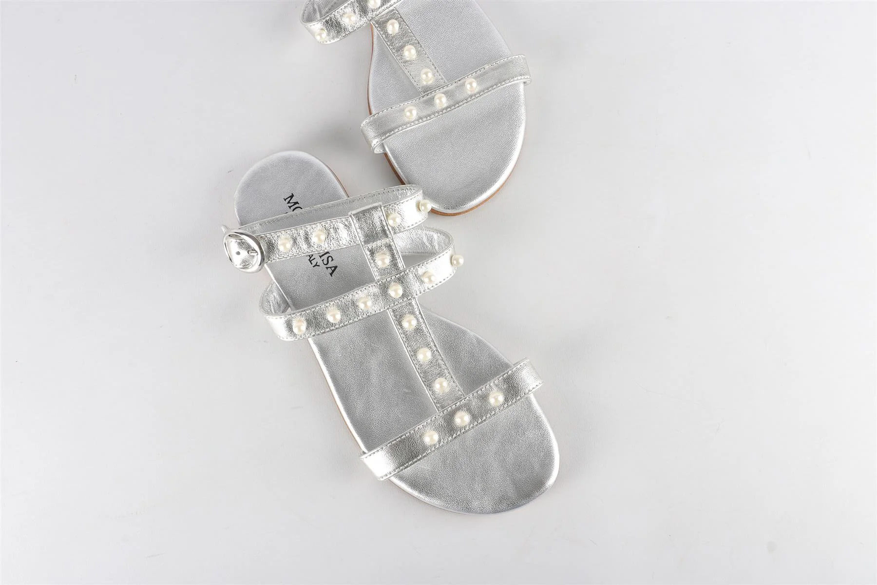 MONNALISA SILVER KIDS GIRLS SANDALS EU 36 UK 3.5 US 4.5 - Image 4
