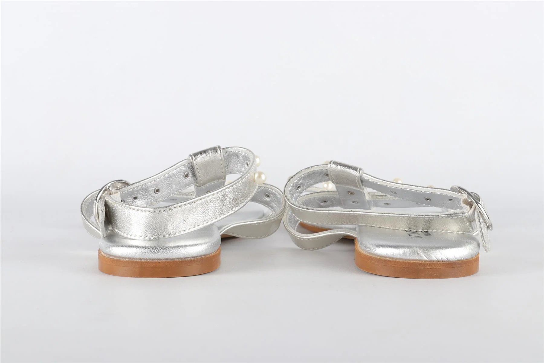 MONNALISA SILVER KIDS GIRLS SANDALS EU 36 UK 3.5 US 4.5 - Image 5