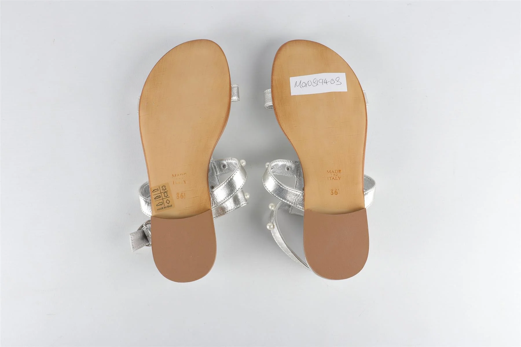MONNALISA SILVER KIDS GIRLS SANDALS EU 36 UK 3.5 US 4.5 - Image 6