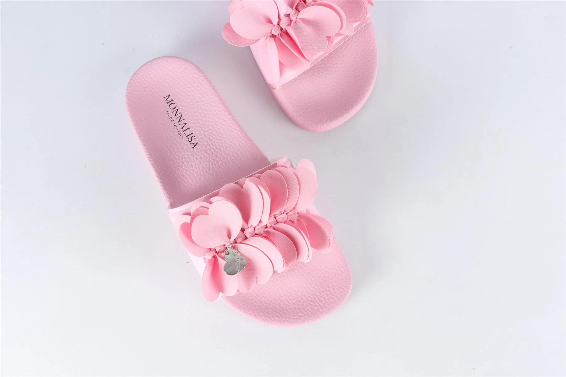 MONNLISA PINK RUBBER SLIDES EU 36 UK 3.5 US 4.5 - Image 4