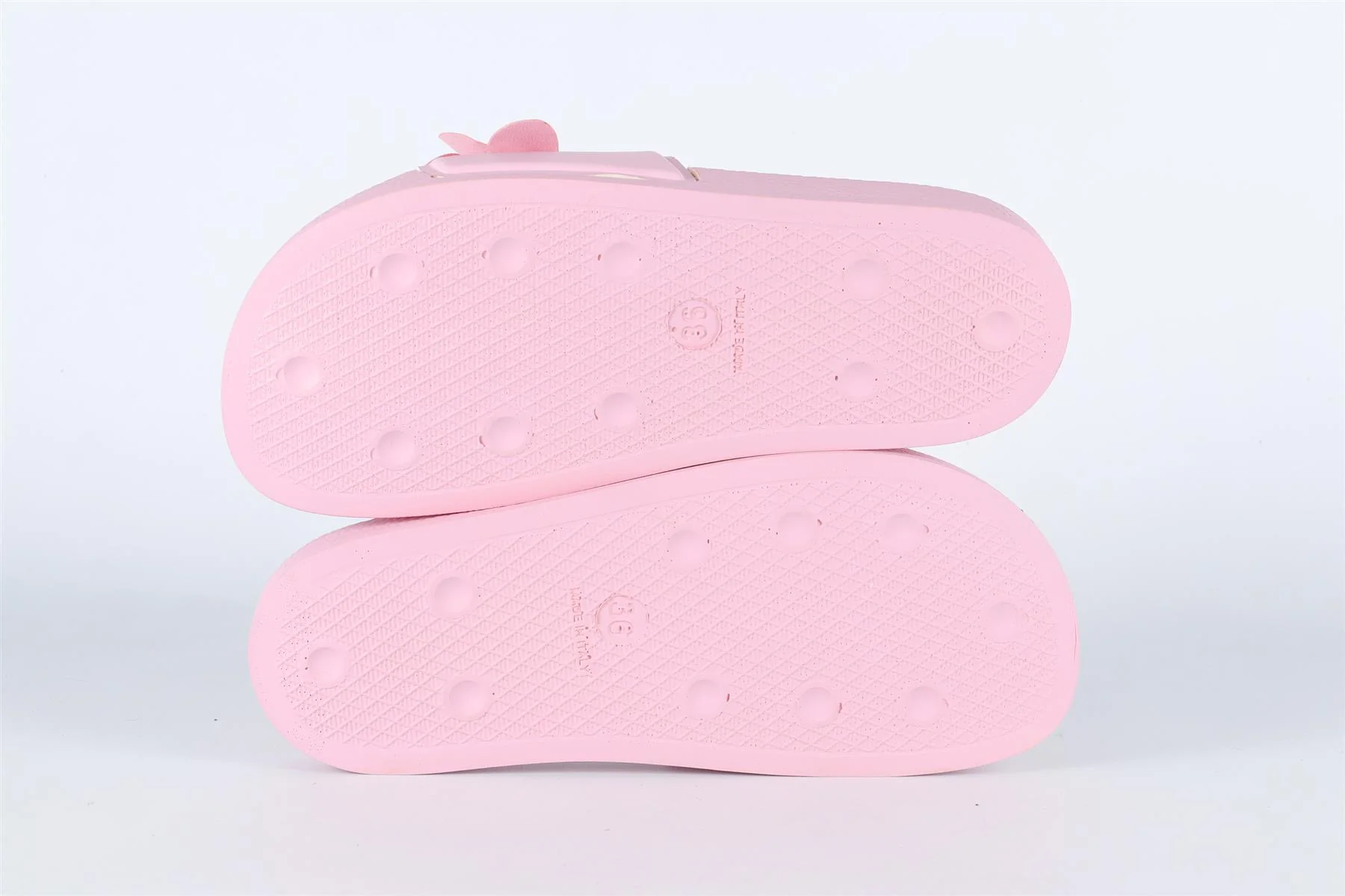 MONNLISA PINK RUBBER SLIDES EU 36 UK 3.5 US 4.5 - Image 6