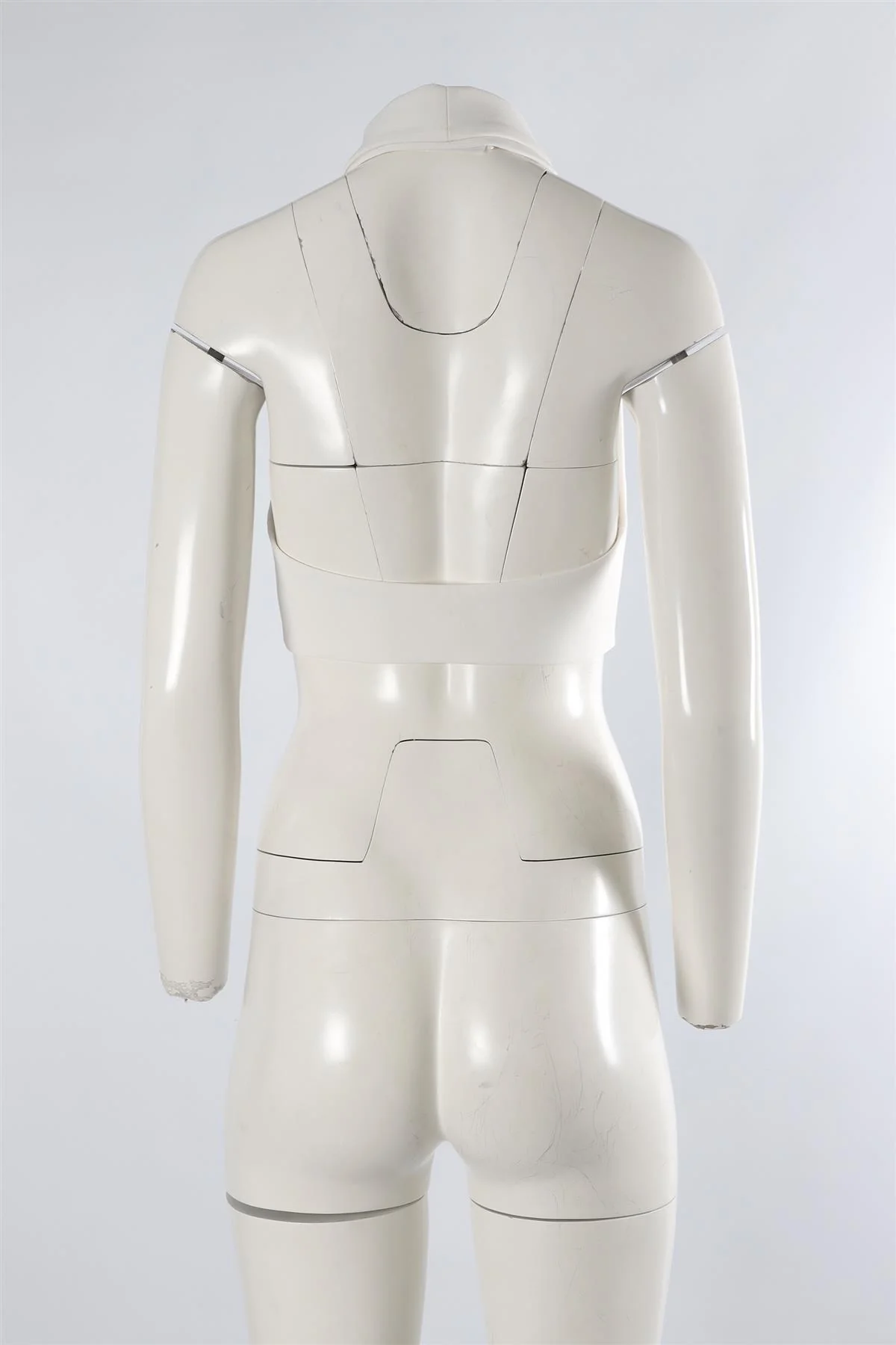 MÔNOT WHITE CREPE TOP IT 40 UK 8 - Image 4