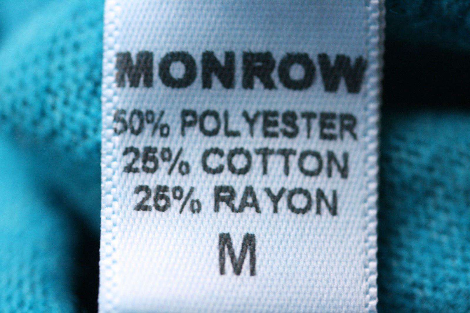 MONROW BLUE VINTAGE JERSEY CLASSIC HOODIE MEDIUM - Image 2