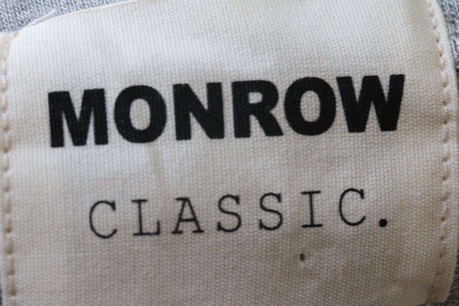 MONROW CLASSIC GREY ZIP UP HOODIE LARGE - Image 6