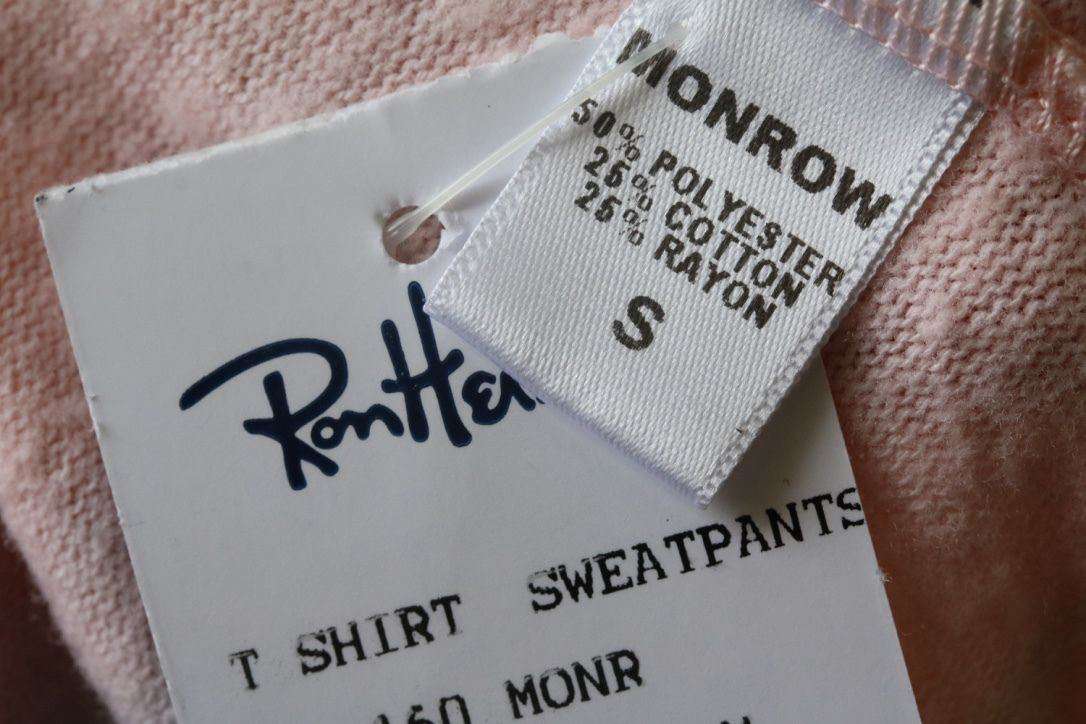 MONROW HORIZON CHERRY BLOSSOM SWEATPANTS SMALL - Image 4