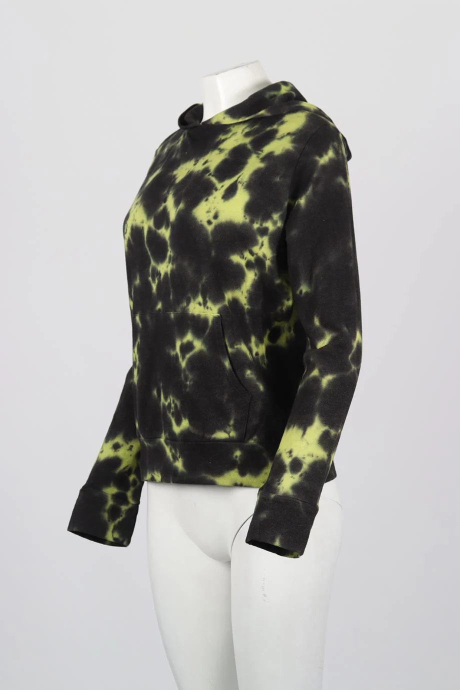 MONROW TIE DYED COTTON BLEND HOODIE MEDIUM - Image 3
