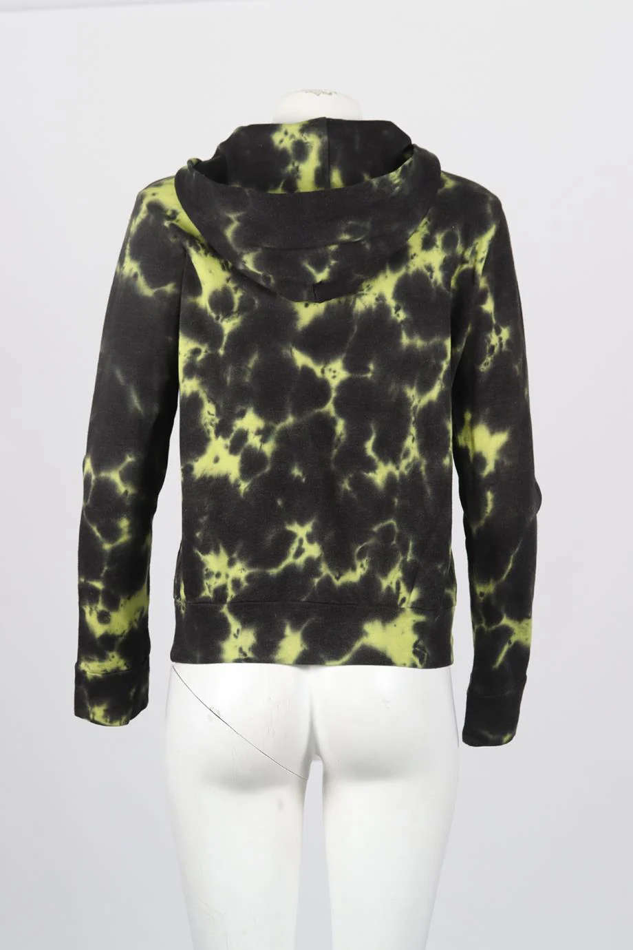 MONROW TIE DYED COTTON BLEND HOODIE MEDIUM - Image 4
