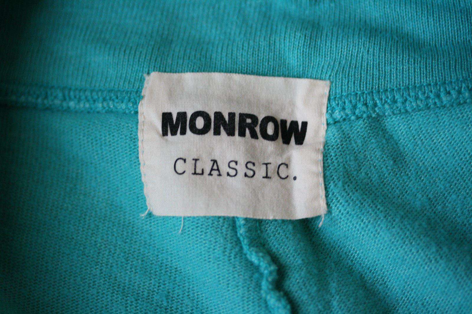 MONROW TURQUOISE VINTAGE JERSEY CLASSIC SWEATPANTS XS - Image 4