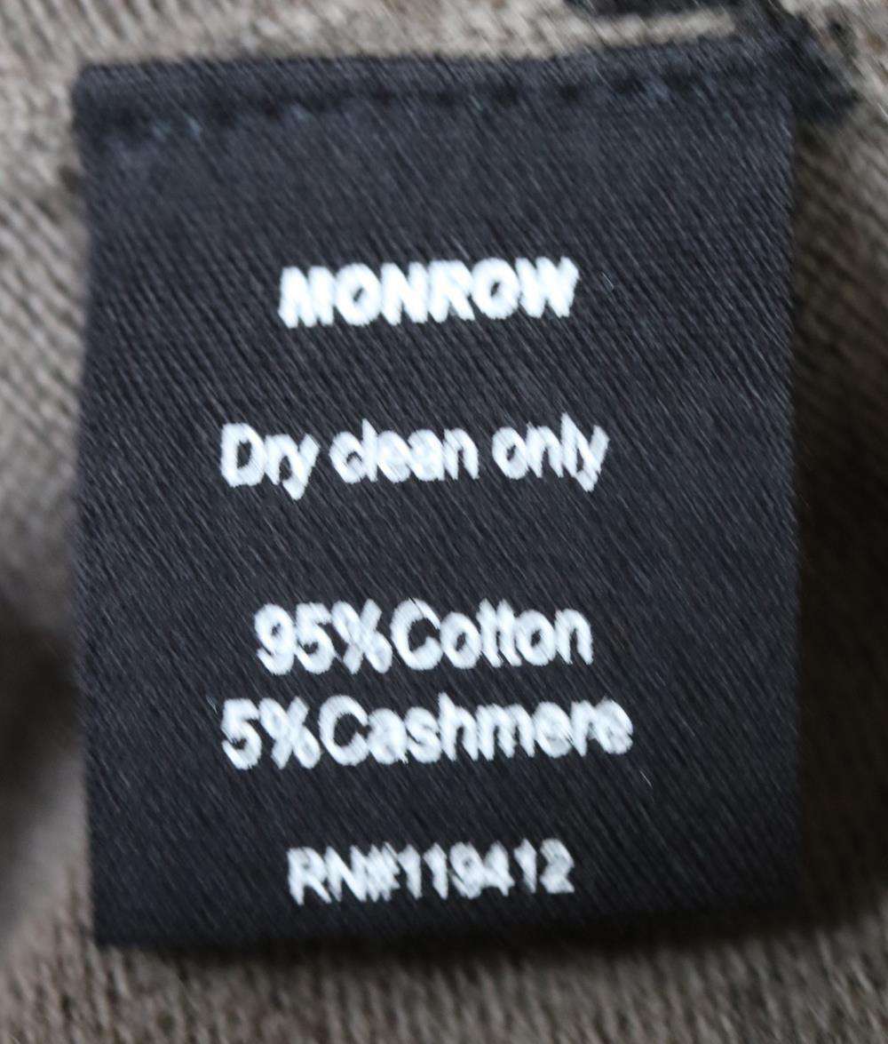 MONROW ZEBRA PRINT CASHMERE BLEND SWEATER XLARGE - Image 6