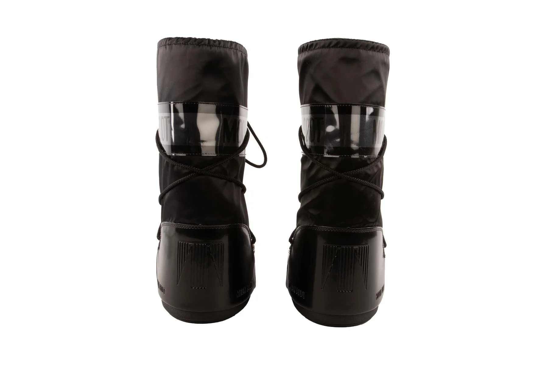 MOON BOOT BLACK SATIN BOOTS EU 39-41 UK 6-8 US 9-11 - Image 5
