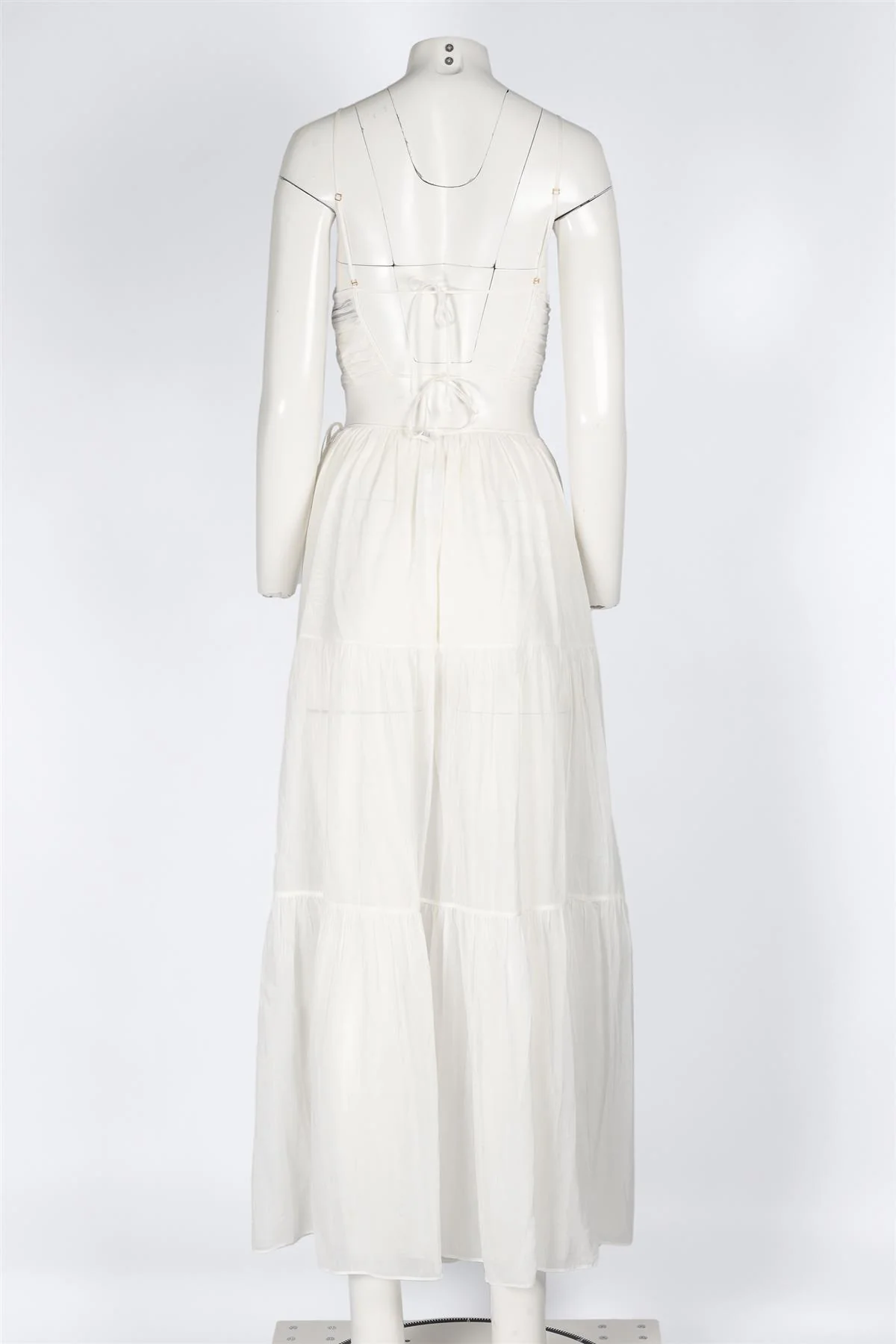 MORE NIOR WHITE COTTON TOP AND MAXI SKIRT SMALL - Image 5