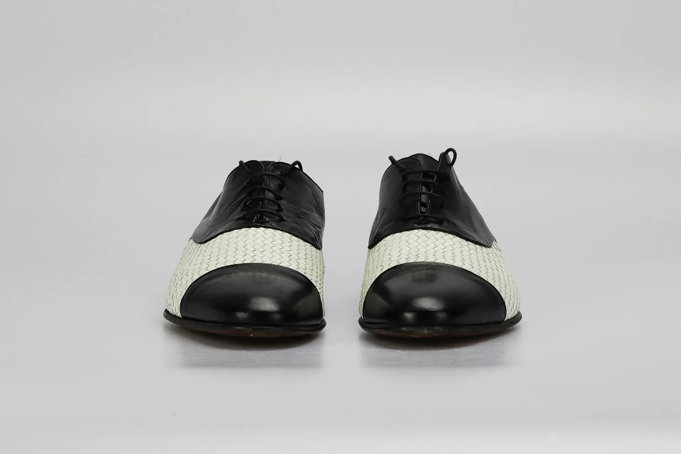 MORESCHI MEN'S LEATHER OXFORD SHOES EU 42.5 UK 8.5 US 9.5 - Image 3