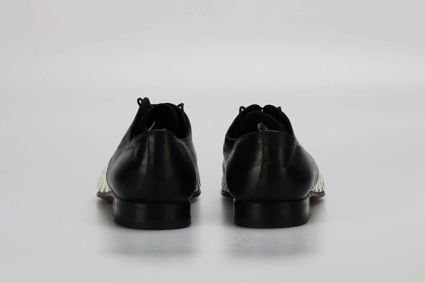 MORESCHI MEN'S LEATHER OXFORD SHOES EU 42.5 UK 8.5 US 9.5 - Image 4